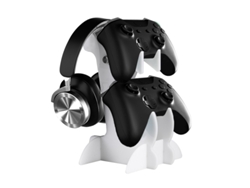 Soporte universal para mando/auriculares de PS5/PS4/Switch MDUG (blanco, doble capa)