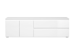 Mueble Tv Capetown 2 Puertas 2 Cajones 180X55X40 Blanco VENPRODIN