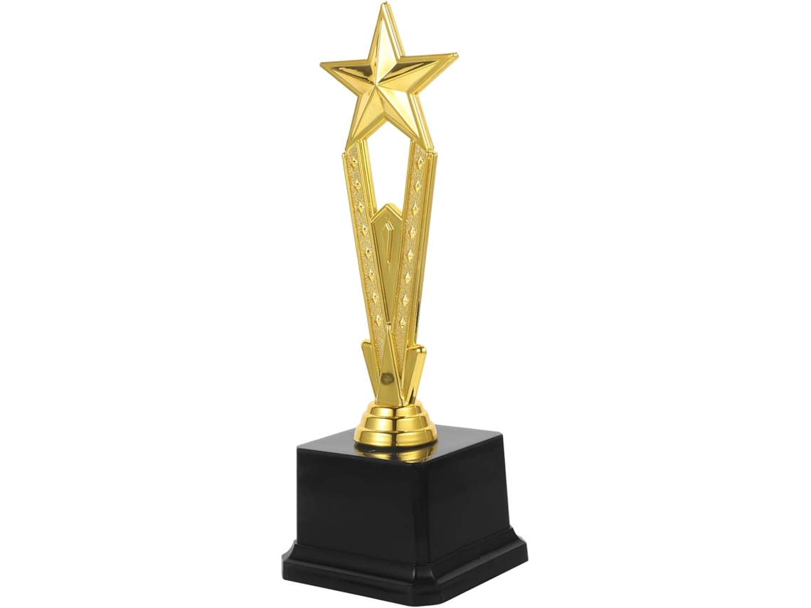 Trofeo De Plástico Abs Dorado Para Diseño Estudiantil, Decoración De Ceremonias, Artículos Para Fiestas