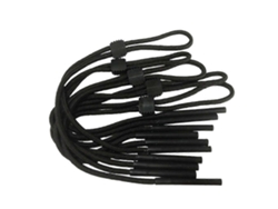 Conjunto de 8 Porta-Óculos de Silicone, Cordões para Óculos, Unissex, Preto