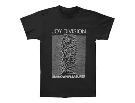 Camiseta ROCKINSTONE Joy Division Unknown Pleasures preta (XXXL)