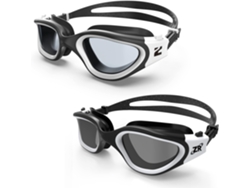 Gafas de natación MMPC-7201 y CFPC-7201: blanco y negro con revestimiento de espejo ZMDECQNA