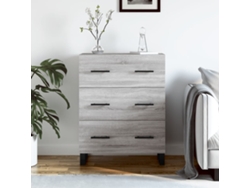Lovely Home Aparador 69,5X34X90 Cm Derivados de Madera Gris Sonoma