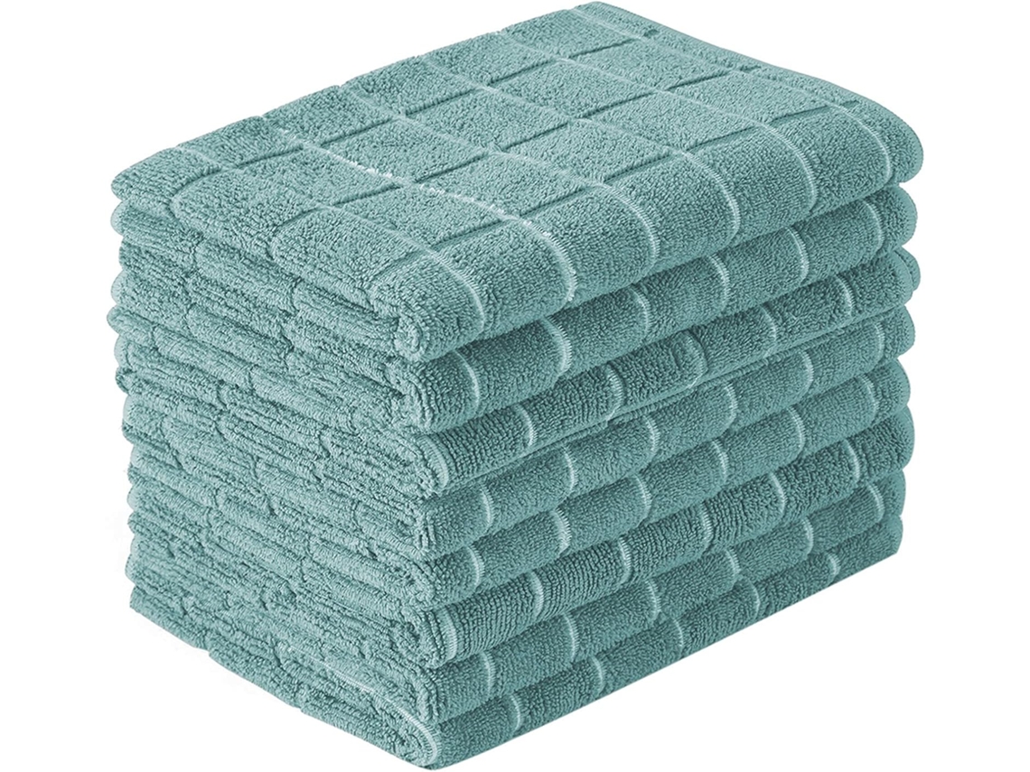 Paños De Cocina De Microfibra Toallas De Cocina Suaves, Súper Absorbentes Y Sin Pelusa, Paquete De 8, 26 X 18 Pulgadas
