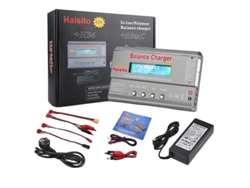 Cargador de batería, carga rápida de 80 W, compatible con múltiples productos químicos, gris con adaptador, enchufe UE OEM