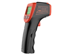 Termómetro Infrarrojo Industrial, De -50 A 600 ℃, Emisividad Ajustable De 0,1 A 0,99, Para Uso En Cocina, Color Rojo.