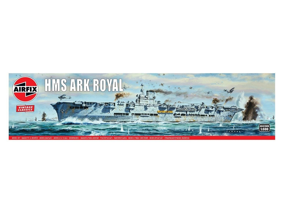 Maqueta de navío de línea AIRFIX (8 anos)