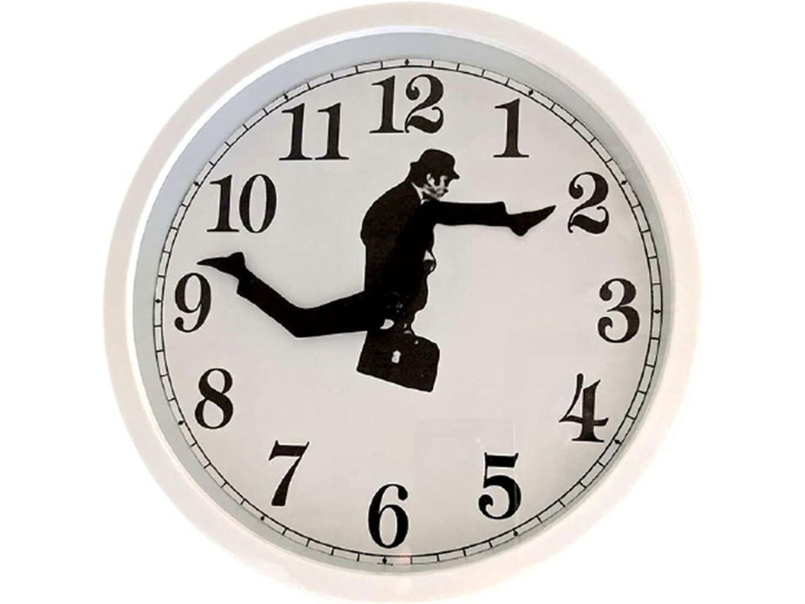 Reloj De Pared Silencioso Y Creativo Para La Decoración De La Sala De Estar - Blanco