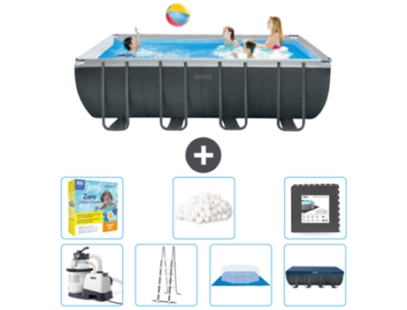Piscina Tubular INTEX 26356GN-CB49 (17203 L - 274x132cm)