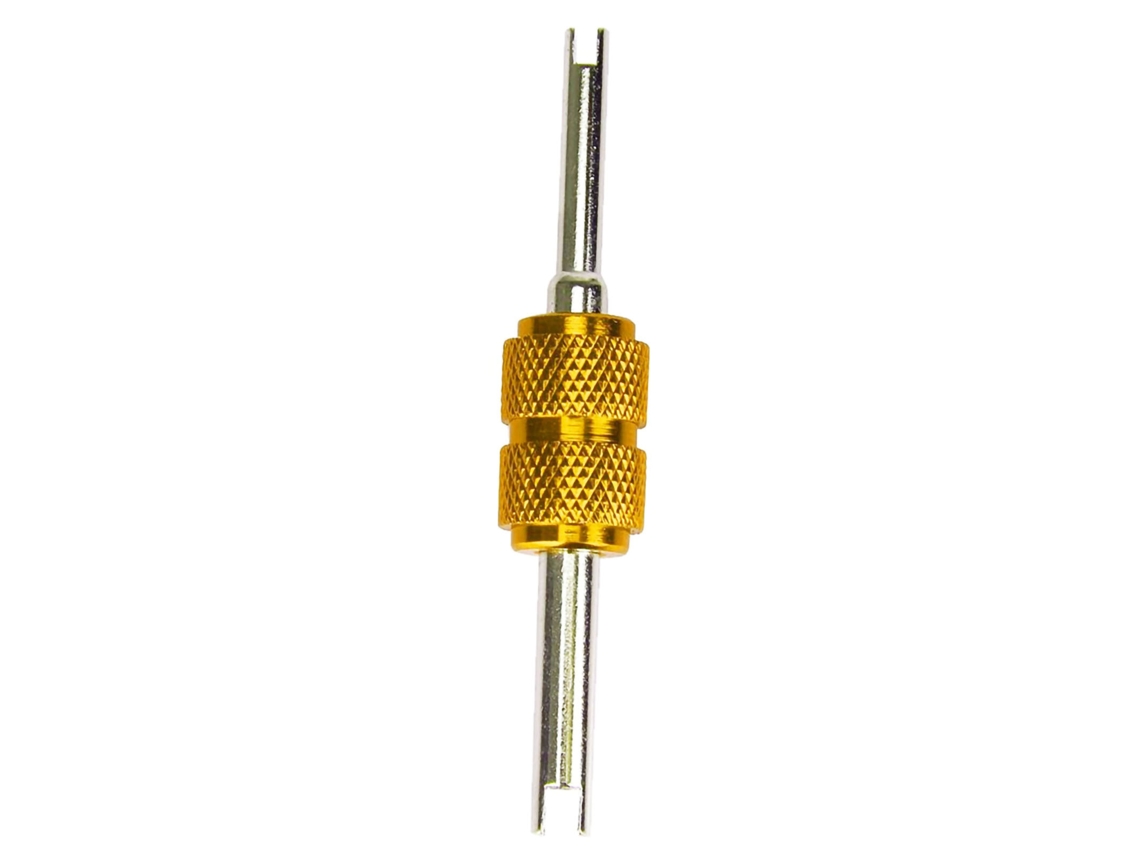 Llave Para Válvula De Aire Acondicionado De Doble Boquilla, De Acero Y Aluminio, Para Instalación Y Extracción.