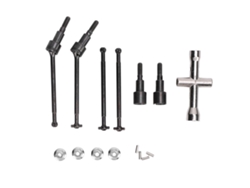 Kit De Repuesto Para Ejes De Transmisión Delanteros Y Traseros De Acero Para Coches Rc 16101, 16102 Y 16210