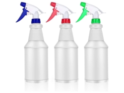 Botellas De Pulverización Vacías 3 Piezas 600ml Para Limpieza De Cocina, Jardín Y Riego De Plantas