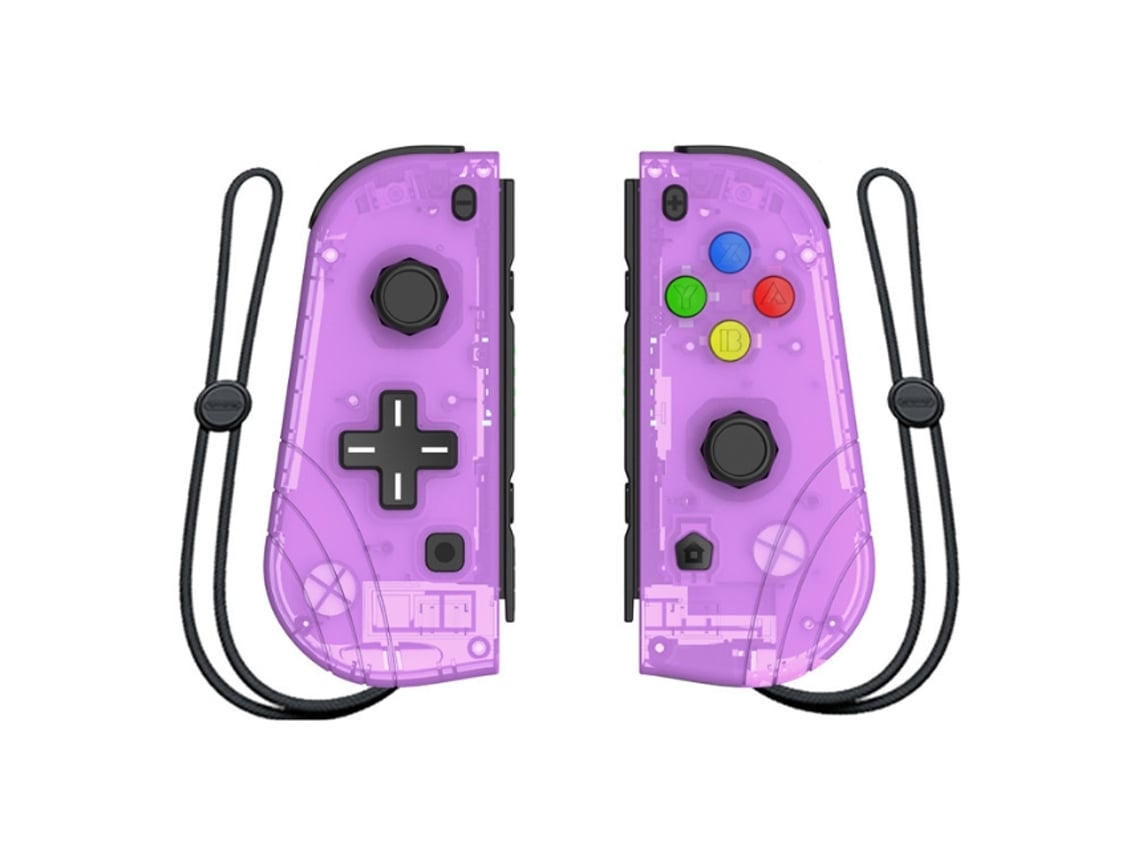 Controlador inalámbrico Gamepad Control Remoto inalámbrico con Reloj Despertador Giroscopio de 6 Ejes Control de Movimiento Púrpura YIZHOOD