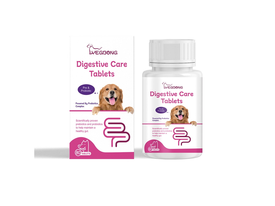 Las tabletas probióticas Yegbong para perros mejoran la salud intestinal y la digestión.