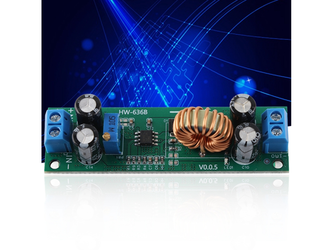Módulo Convertidor Reductor Regulador De Voltaje Cc Ajustable De 60v/48v/36v/24v A 19v/12v/9v/5v/3v