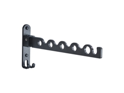 Organizador de ropa plegable, percha retráctil de pared, tendedero plegable, perfecto para espacios pequeños y uso en interiores y exteriores.
