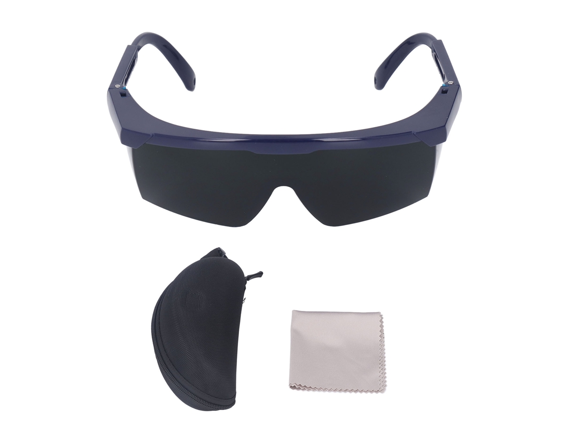 Óculos de Soldagem Tig Ajustáveis com Aro Confortável Proteção Ocular Resistente Impacto