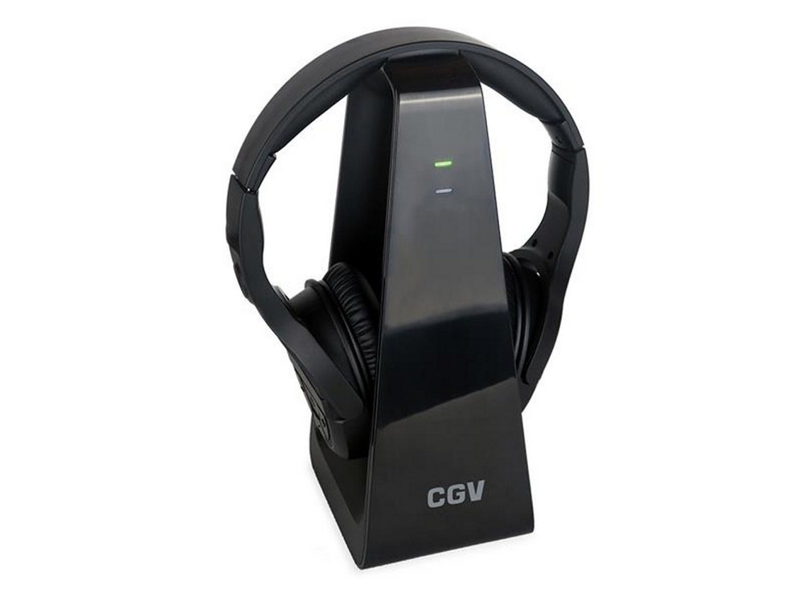 Auriculares Negros para tv Inalámbrico helprelude2