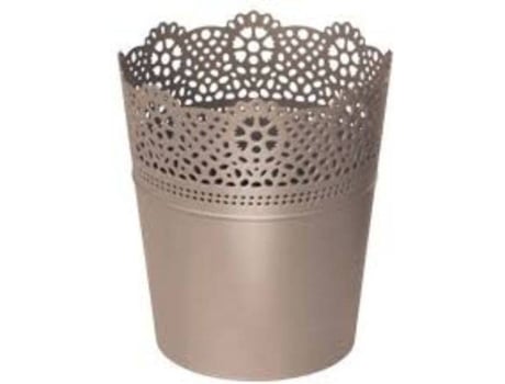 Maceta PROSPERPLAST Lace (Beis - 11.2 x 13 cm)
