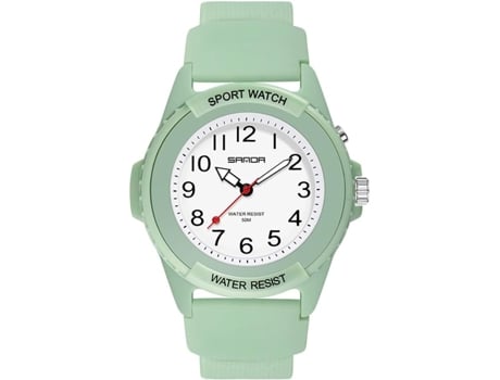 VEANXIN Relojes deportivos Correa de resina Reloj de pulsera eléctrico resistente al agua-rosa