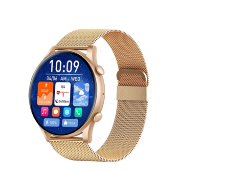 Reloj inteligente con pantalla de 1,43 pulgadas para mujer, reloj inteligente resistente al agua con respuesta a llamadas para hombre, Monitor de s...