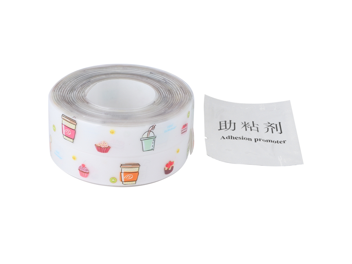 Cinta De Silicona Autoadhesiva Impermeable Para Sellar Bordes De Fregaderos, Lavabos Cocina Y Baño 38mmx3.2m