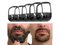 Herramienta De Aseo Para Barba, Perilla Y Bigote Con 5 Estilos Diferentes Para Hombres.