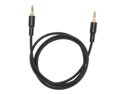 Cable Auxiliar Macho A Macho De 3,5 Mm Con Revestimiento De Nailon De 1 M/3,3 Pies Para Auriculares Y Altavoces De Coche, Color Negro.