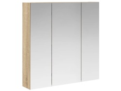 Maison Exclusive - Armario Con Espejo De Baño Roble Sonoma 70 X 14,5 X 70 Cm