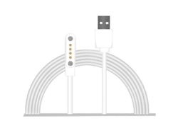 Cable de carga USB para reloj inteligente, carga universal, accesorios de 4 pines, cable de carga magnético potente Ly Ebike