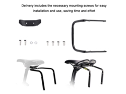 Suporte Estabilizador De Bolsa De Selim Para Bicicleta Com Furos Para Porta-garrafas Aço Alumínio Para Mountain Road Bike