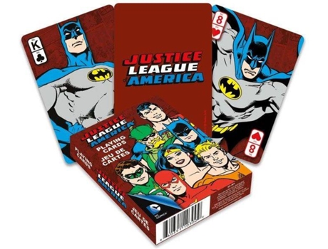 Baraja de Cartas AQUARIUS DC Comics Retro Justice League