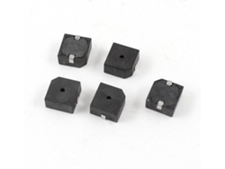 5 Unidades De Zumbadores Smd Cuadrados De 9,6 Mm X Color Negro, Cc V 30 Ma