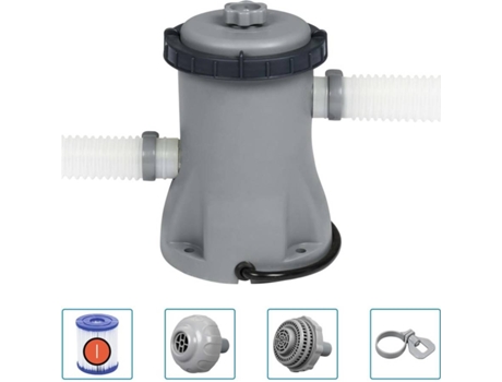 Bomba de Filtración para Piscinas BESTWAY Gris