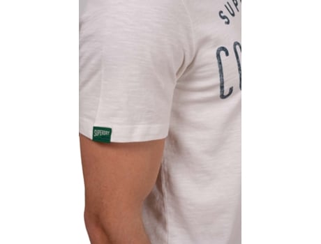 Camiseta de Hombre SUPERDRY Blanco (3XL)