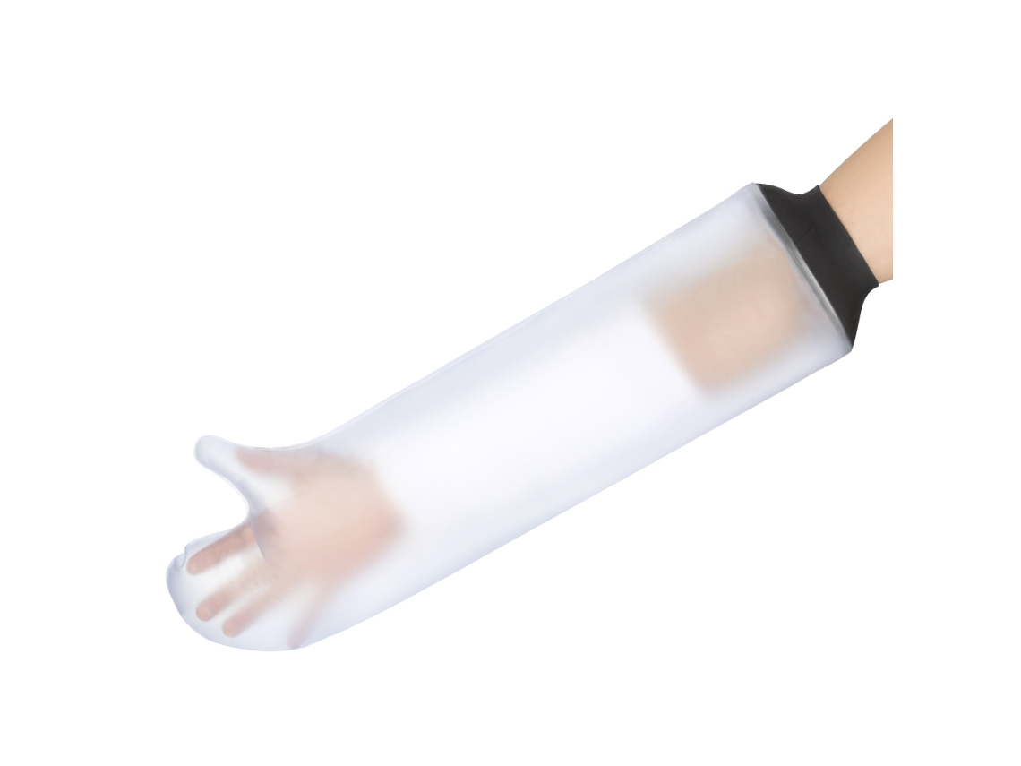 Protetor Impermeável Para Chuveiro Sem Alças (para Adultos, Braços Curtos De 57 Cm)