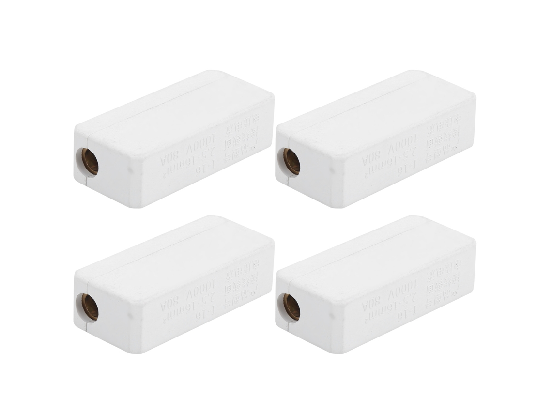 Kit De 4 Conectores Eléctricos De Terminal Rápido En Línea Con Doble Tornillo De 2,5 Mm A 16 Mm.