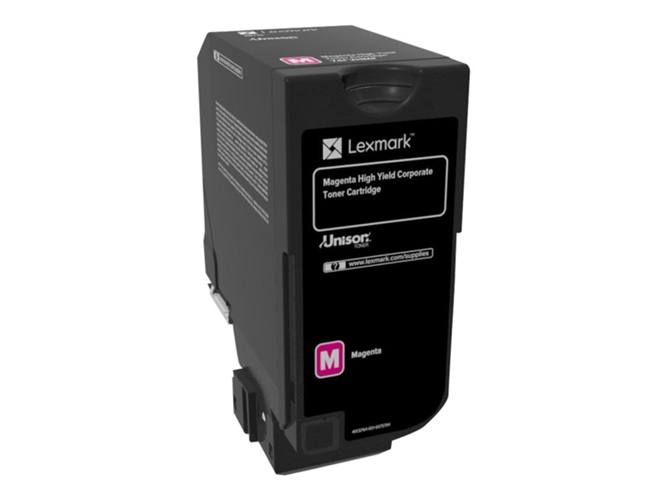 Tóner LEXMARK 74C2HME Magenta