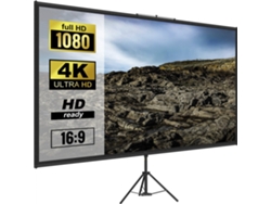 Pantalla de proyección 4K HD de 200 x 113 cm y 169 pulgadas con trípode ajustable Tekmaquinas