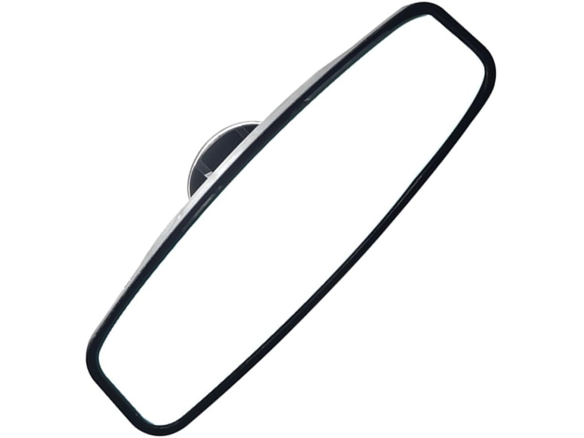 Espejo Retrovisor Interior Para Coche Con Ventosa, 215 X 8 Cm, Espejo Auxiliar Antirreflejos, Cristal.