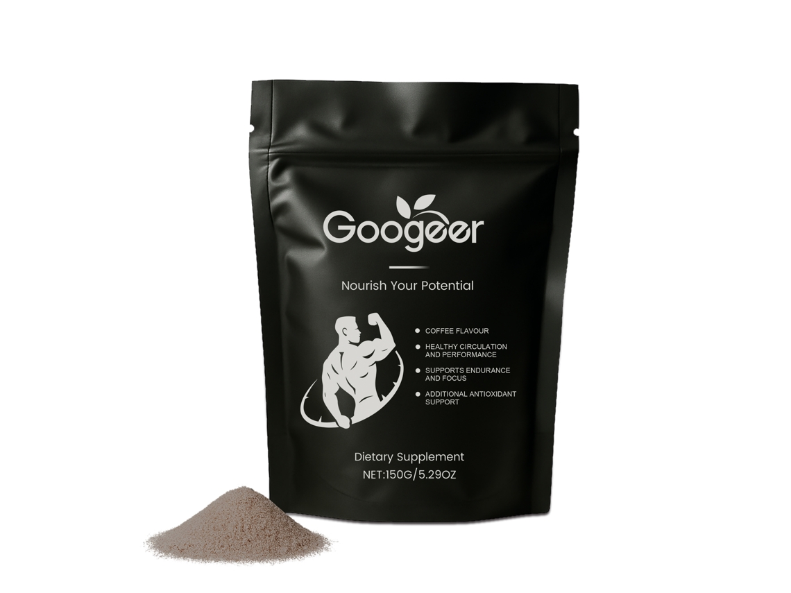 Café en polvo para aumentar la energía masculina