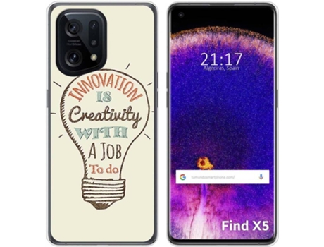 Carcasa para Oppo Find X5 5G TUMUNDOSMARTPHONE Dibujos Creativity Multicolor