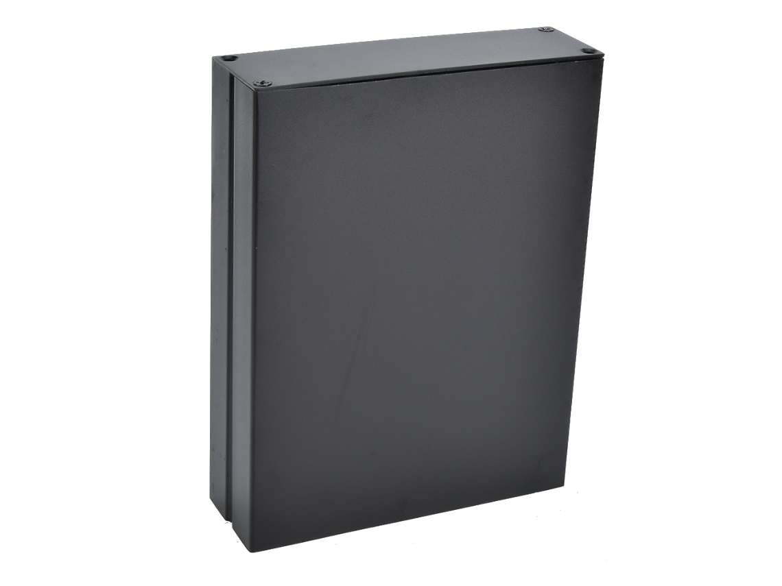 2026as-caja De Aluminio Para Proyectos Electrónicos Estuche De Enfriamiento Pcb Instrumento 33x114x150mm Negro
