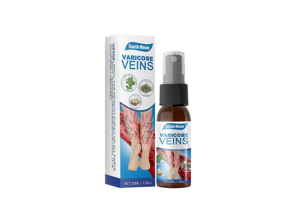 Spray De Masaje Para Varices 30 Ml. Alivia Los Nódulos Vasculares Y Las Piernas Inflamadas.