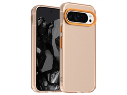 Adequado Para Capas De Celular Google Com Airbag Anti-queda.versão Padrão Laranja série Skin-feel Shield - Pixel 9 Pro Xl