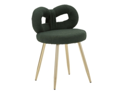 Silla Bow 2, MDF, Verde, 40x40x67 cm, Epikasa