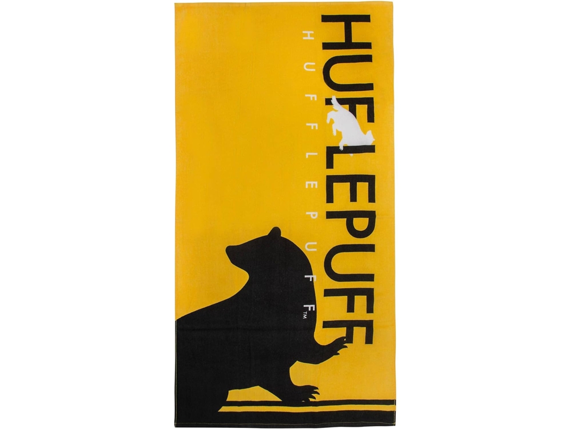 Toalha Hufflepuff Harry Potter 140 X 70 Cm