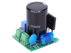 Módulo rectificador de 5A 470uF, entrada AC220V, salida 0-300VDC, múltiples protecciones.
