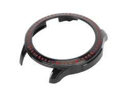 Funda protectora para Amazfit GTR 4, resistente a impactos y arañazos, negra y roja