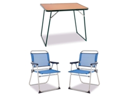 Paquete de Mesa Plegable Multiusos para Jardín o Juego SOLENNY